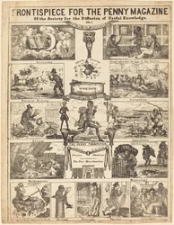 Frontispiece for the Penny Magazine of the Society for the Diffusion of Knowledge