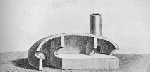 Furnace Used In The Smelting of Copper, c1826, 1911
