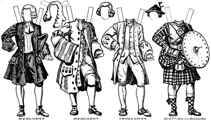 Gallery of Historic Costume: What People Wore in Early Georgian Days