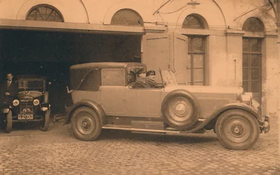 Garage at the Cuban Embassy in Brussels, Belgium
