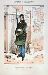 National Guard Sedentary, Siege of Paris, 1870-1871