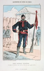Garde Nationale Sedentaire, Siege of Paris, 1870-1871