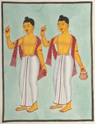 Gaur and Nitai, 1800s