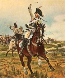 General Seydlitz gives the signal to advance at Rossbach, 5 November 1757, 1936