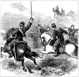 General Sheridan at Cedar Creek, Virginia, American Civil War