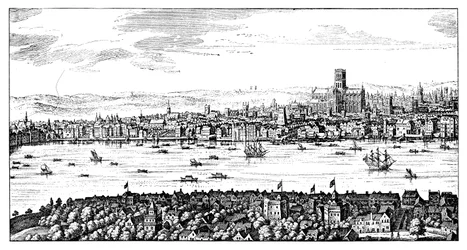 General view of London, 1666, 1909