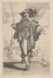 Gentleman Holding a Crop