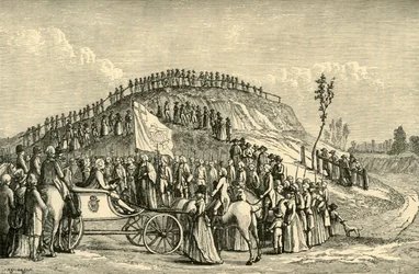 George III and Queen Charlotte at Eton Montem