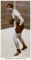 Georges Carpentier, French boxer