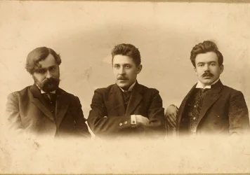Georgy Chulkov, Vasili Milioti and Genrich Tasteven, Russian Writers, 1900s