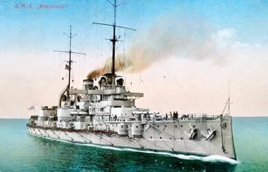 German battleship Rheinland, c1910-1918