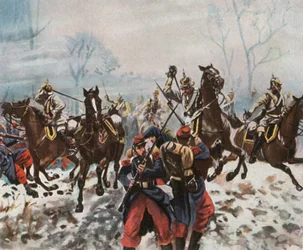 German Cuirassiers at Poupry, 2 December 1870