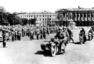 German Troops in the Place de l