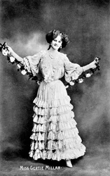 Gertie Millar 1879-1952, English Actress, 1906