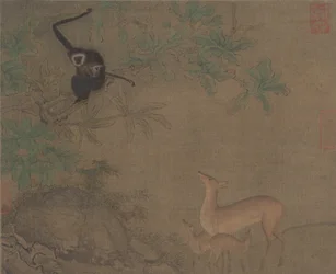 Gibbons and Deer