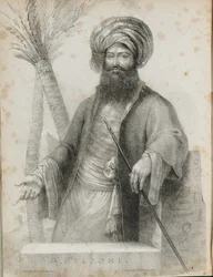 Giovanni Battista Belzoni, Frontispiece from Narrative of the Operations and Recent Discoveries