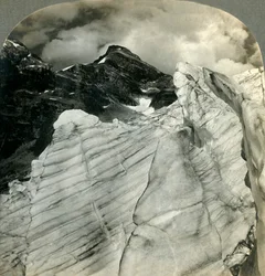 Glacial View in the Canadian Rockies, B.C., Canada, 1903