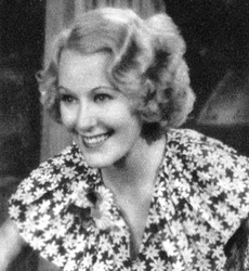 Grace Moore, American operatic soprano and Broadway and film actress, 1934-1935