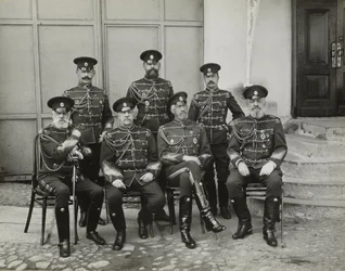 Grand Duke Nicholas Nikolaevich the Elder of Russia, Prince Vasilchikov and Count Voron