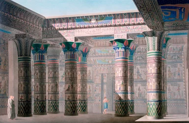 Grand Temple, Isle of Philae, Nubia, Egypt, 19th century