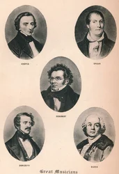 Great Musicians - Plate XIII