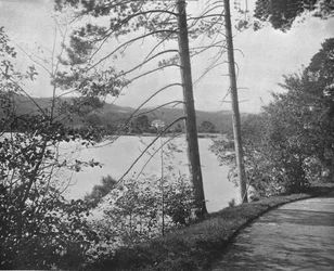 Green Island, Lake George, New York State, USA