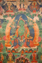 Green Tara Tangka, Budapest, Hungary