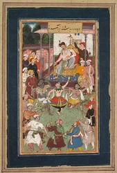 Grotesque Dancers Performing