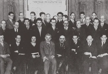 Group Portrait of the Participants of the Second International Chess Tournament, Moscow 1935