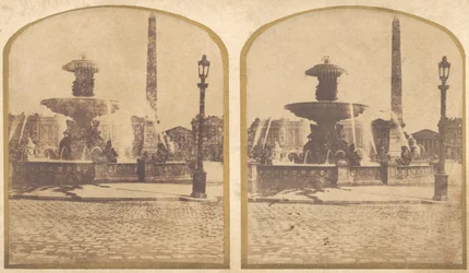 Group of 17 Early Calotype Stereograph Views