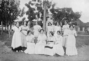 Group of Paraguayan women, Carapegua, Paraguay