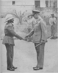 Haile Selassie and General Cunningham, 1941