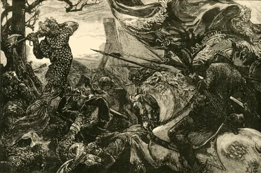Harold at the Battle of Hastings, 1066, 1890