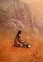 He Lit the Pipe and Placed It in the Mouth of the Skeleton