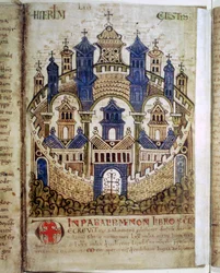 Heavenly Jerusalem, a page from Liber Floridus