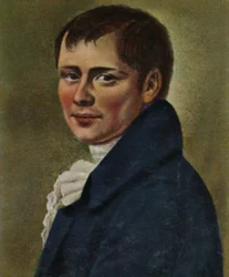 Heinrich von Kleist 1777-1811 - Painting by Graff