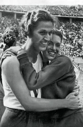Helen Stephens and Alice Arden, American Athletes, Berlin Olympics