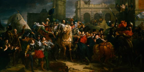 Henry IV of France entering Paris, 22 March 1594 19th century