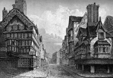 High Street, Shrewsbury, 1825-1893