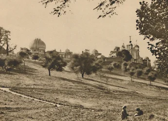High on a little hill in Greenwich Park - for even little hills are counted high in London