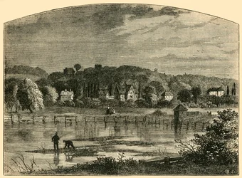 Highgate Ponds, c1876