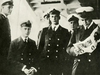 His Majesty Seated Among His Fellow Cadets