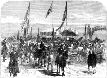 His Royal Highness Receiving the Address of the Glenelg Corporation, Australia, 1868