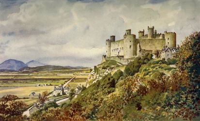 Historic Harlech Castle, Famed in Welsh Song, c1948