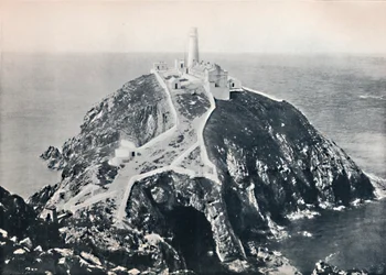 Holyhead - The South Stack, Lighthouse, 1895