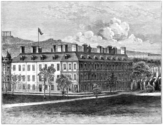 Holyrood Palace from the south-east, Edinburgh
