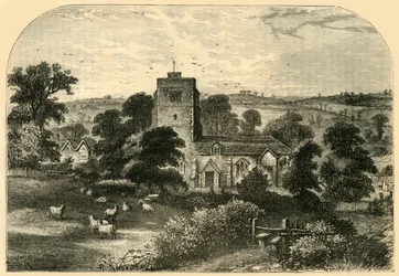 Hornsey Church in 1750