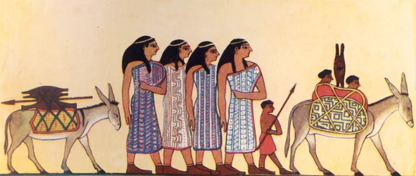 How an Ancient Egyptian Painted the Coming of the Israelites into Egypt