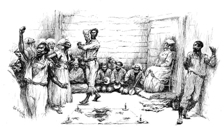 Hypnotic Trance Induced During Voodoo Dance Rites, Louisiana, USA