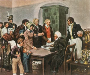 I gave gold for iron, 1813, 1936